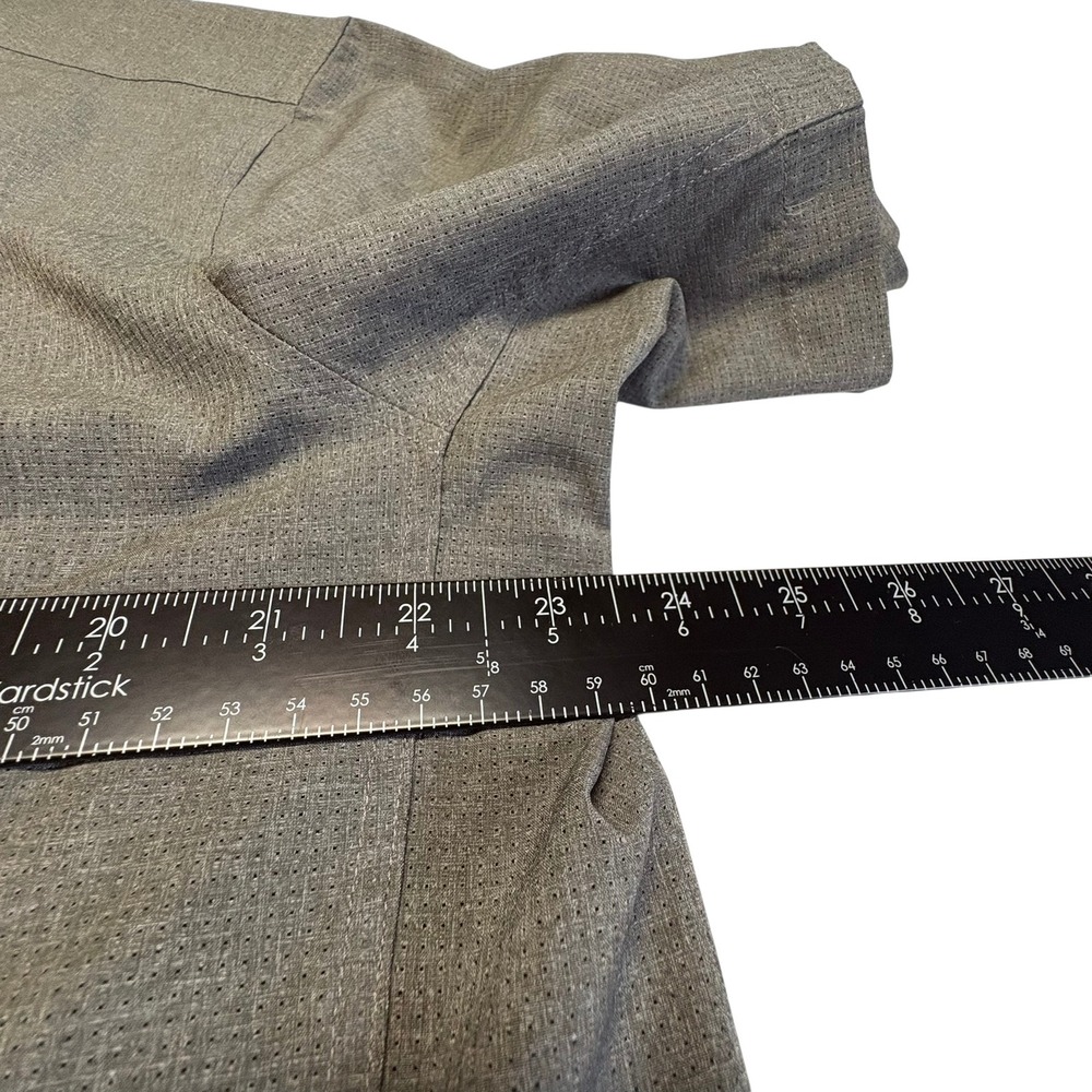 Marmot Button Down Shirt Large Gray Short Sleeve Breathable Technical Outdoor - Picture 6 of 8